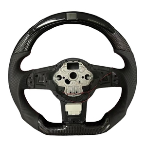 GTI Volant en cuir VW/Volkswagen pour <span class=keywords><strong>Golf</strong></span> 6 <span class=keywords><strong>7</strong></span> R Series Passat B8 Mk7 MK8 Arteon/CC Jetta Series Models Volkswagen Car - Product Image 4