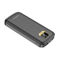 Conception de logo personnalisé Batterie Li-polymère 10000 mAh 12W Double sortie Banque d'alimentation portable avec USB Type C