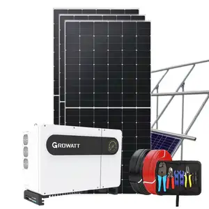 50kw 100kw 200kw 500kw太阳能电池板发电太阳能系统并网工业节能解决方案系统