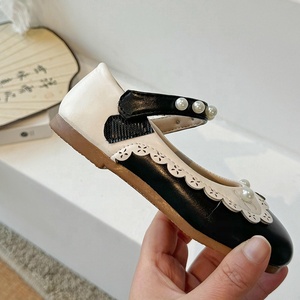 Chaussures de princesse pour filles, style britannique, semelle souple, chaussures plates pour petites filles, printemps été - Product Image 2