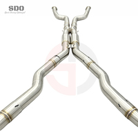 Système d'échappement Valvetronic SDO pour BMW M5 E60 5.0L 2005-2010 Performance en acier inoxydable Catback avec embouts quadruples en fibre de carbone