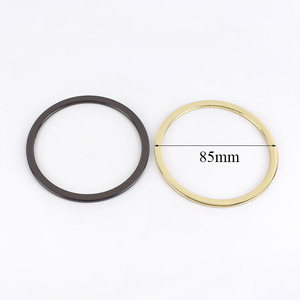 Pour BF334 <span class=keywords><strong>85mm</strong></span> plat joint torique métal sac poignées et sangles pour femmes sac à main fermoir connecteurs accessoires - Product Image 2