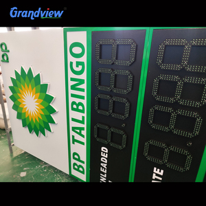 Trạm xăng led kỹ thuật số biển quảng cáo pylon dấu hiệu cho màn hình hiển thị giá - Product Image 6