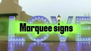 2023 RGB changeant de couleur Led lettre signe 3ft/4ft chapiteau lettres géant éclairer lettres décoration de mariage