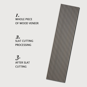 Panel Acústico Modular de Listones de Madera, Aislante de Sonido de 3 Lados para Uso en Hoteles, Tamaño Personalizable - Product Image 5