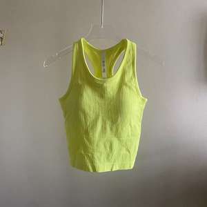 Soutien-gorge de yoga respirant pour femme Lulu, soutien-gorge de yoga à maintien élevé, court, hautement élastique, doux pour la peau, veste de fitness de yoga - Product Image 1