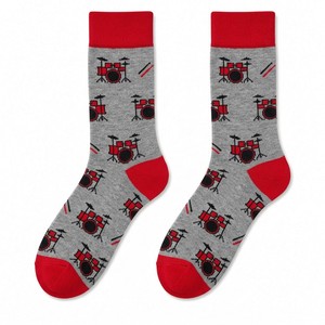 Calzini in Cotone Jacquard con Motivi Musicali Personalizzati, Stile Originale per OEM ODM, Calzini Personalizzati - Product Image 5