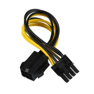 6-pin to 8-pin PCI Express Power Adapter Converter Cable for GPU Video Card PCIE PCI-E 6-pin to 8-pin Adapter Cable #LR1