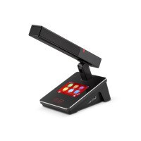 Microphone de Conférence Filaire avec Réglage du Volume et Stabilisation pour Président de Table, Idéal pour les Débats et les Discussions