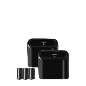 2024 Phong Cách Mới Xách Tay Leakproof Thùng Rác Có Thể Tổ Chức ABS + PP Nhựa Xe Thùng Rác Có Thể Với 60 Túi Rác Treo Xe Thùng Rác Có Thể - Product Image 1