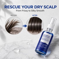 Brume capillaire portable pour la croissance des cheveux, soin hydratant profond du cuir chevelu, spray d'essence capillaire anti-casse pour des cheveux soyeux