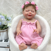 Muñeca Reborn de Vinilo Suave Realista Sunnyfan W-018XLWW de 46 CM para Dormir, Juguete Transfronterizo