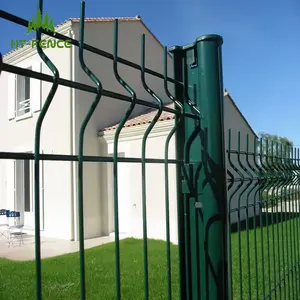 HT-FENCE rivestito in pvc 50x200mm di alta qualità 3d curvo saldato pannello di recinzione per giardino agricolo