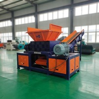 Broyeur industriel à quatre arbres pour déchets plastiques, caoutchouc, tôles et acier de l'usine Shengzhong, certifié CE