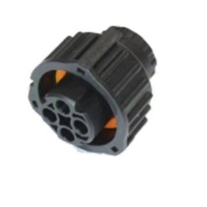 Conector de 4 pines para sensor de velocidad de odómetro automotriz, de plástico negro, macho y hembra, para uso en automóviles. - Product Image 1