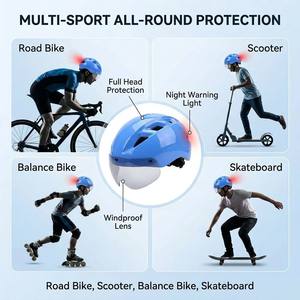 <span class=keywords><strong>Casque</strong></span> Enfant Réglable Quatre Saisons à Vendre : <span class=keywords><strong>Casque</strong></span> pour Enfants avec Lunettes Amovibles pour Cyclisme et Patinage en Ligne - Product Image 3