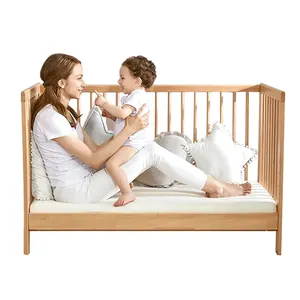 天然环保婴儿100% 有机莱赛尔竹床贴身床单床上用品套装婴儿床套