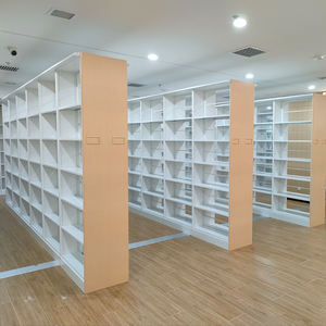 أثاث مكتبي، خزانة كتب معدنية ذات جانبين للتخزين، رف كتب للمكتبات - Product Image 3