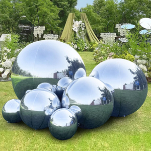 Boule disco géante gonflable imperméable et durable pour décoration extérieure de mariage et publicitaire Rouge/Bleu/Doré/<span class=keywords><strong>Vert</strong></span>/Noir - Product Image 1