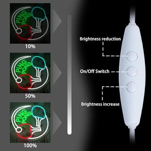 Ping Pong Letreros Neon LED dimmable USB powered ambient <b>light</b> store <b>window</b> decoration <b>light</b> street indicator <b>light</b> Customized - Product Image 3