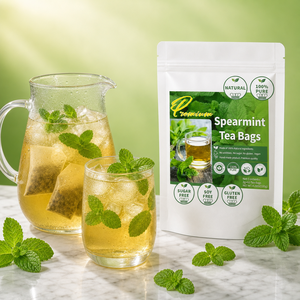 <span class=keywords><strong>Tisane</strong></span> alle Foglie di Menta Verde OEM in Bustine, 60 Bustine da 2g, Grado Superiore, Pura, Fresca, Calmante, Detox, Energizzante, Rinfrescante, Benessere, Confezione - Product Image 2
