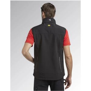 DIADORA <b>UTILITY</b> - 702.180072-80013/L Water-repellent stretch fabric <b>vest</b> Black - EAN 8053607264209 WORK JACKETS - Product Image 3