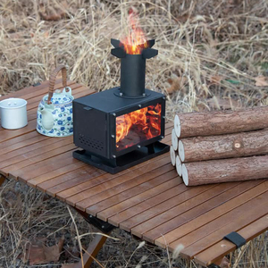 Réchaud de camping multifonctionnel pour l'extérieur Réchaud de bureau pour l'observation du feu <span class=keywords><strong>Mini</strong></span> réchaud portable détachable pour pique-nique à <span class=keywords><strong>bois</strong></span> - Product Image 1