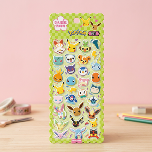 For Marshmallow Cartoon <b>Stickers</b> Cute Face Korean 3D Puffy UV Printed Diary Laptop Luggage Phone Deco Bulk Distributor - Product Image 3