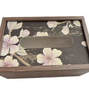 Boîte à mouchoirs en bois de noyer, nouveau style chinois, pour salon, hôtel, restaurant - Product Image 5