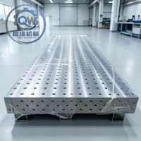 Plateforme de soudage flexible 3D en fonte à haute planéité avec kit de serrage pour atelier de fabrication métallique