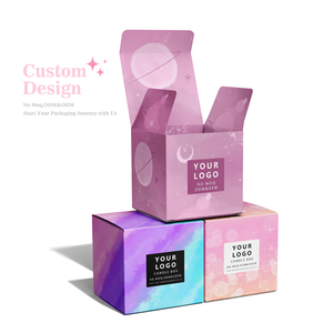 Boîtes cadeaux pour bombes de bain personnalisées, boîtes d'emballage <span class=keywords><strong>en</strong></span> papier vides avec fenêtre de 325 g pour bombes de bain - Product Image 6