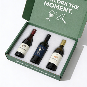 Cajas de Embalaje Personalizadas para Bebidas y Vinos, Opción de Cartón Corrugado Tipo B y E, Caja de Envío Autoblocante con Corte Troquelado, Fabricante - Product Image 4