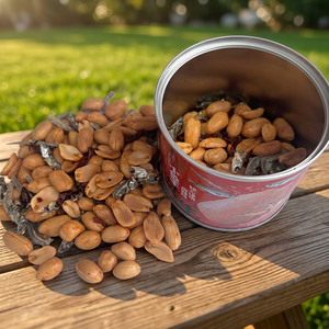 Délicieuses cacahuètes grillées mélangées à un peu de poisson séché, matières premières sélectionnées, emballage en vrac pour l'exportation, idéal pour les entreprises de snacks. - Product Image 1