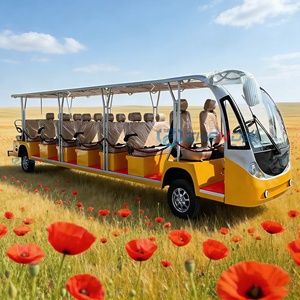 Autobús Turístico Eléctrico Amarillo de la Mejor Calidad, 23 Pasajeros, Ahorro de Energía, Autobús de Transporte Personalizable para Hoteles y Resorts - Product Image 3