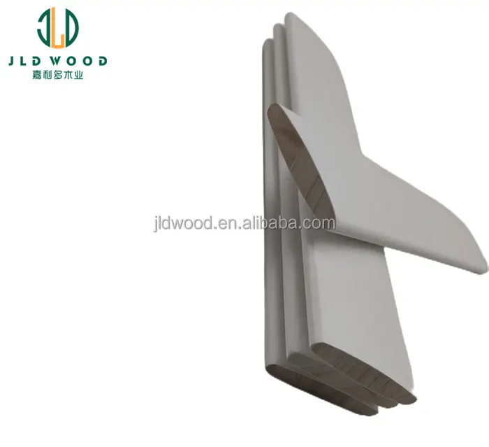 Primed wooden shutter louvers  window shutter components slats from China factory