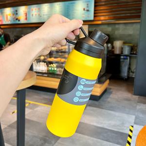 <span class=keywords><strong>Botella</strong></span> deportiva de acero inoxidable de <span class=keywords><strong>1</strong></span> litro con logotipo personalizado, termo al vacío a prueba de fugas para viajes y camping, <span class=keywords><strong>botella</strong></span> de agua deportiva - Product Image 6