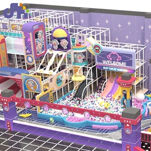 Bộ trò chơi trượt cầu trượt trẻ em thiết kế tùy chỉnh thương mại Domerry, khu vui chơi mạo hiểm, khu chơi mềm, khu vui chơi trong nhà - Product Image 5