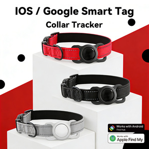Localizador Inteligente Dual AirTag para Llaves, Compatible con <span class=keywords><strong>Apple</strong></span> Find My y Google Find Hub, Sin Cuota Mensual, Rastreo Mundial, con Collar y Funda de Silicona - Product Image 2