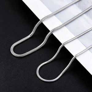 Dây chuyền mắt xích tròn mảnh unisex, làm đồ trang sức tự chế, quà tặng, 2MM, mạ vàng bạc không phai màu, chất liệu thép không gỉ dành cho nữ và nam - Product Image 2