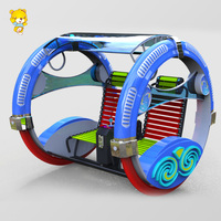 HAOJILE Amusement Park Happy Swing Car 360 Rolling Ride Fun-Bar Véhicule pour enfants Playtime Intérieur/Extérieur en vente