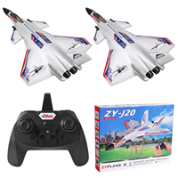 Avion de Chasse RC J20 en Mousse EPP avec 1 Batterie, Modèle de Simulation Télécommandé, Prêt à la Vente, Jouet Avion de Chasse