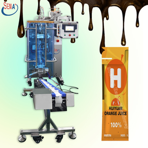 Máquina empacadora de bolsitas de mantequilla de maní en polvo para llenado y sellado de bolsas de <span class=keywords><strong>miel</strong></span> líquidas multifunción de grado alimenticio - Product Image 1