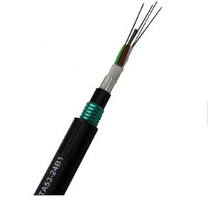 Haute qualité 2-24 Core extérieur GYXTC8S monomode Amoured 8 <span class=keywords><strong>c</strong></span>âble à fibres optiques à tube central aérien à auto-support de Chine - Product Image 6