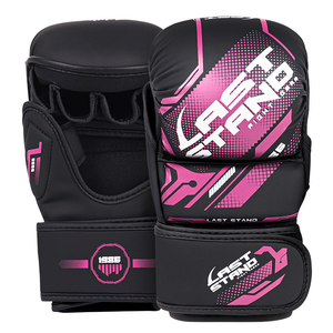 قفازات ملاكمة MMA من الجلد الصناعي الاحترافي نصف الإصبع من Sanda مقاومة للماء قابلة للتمدد للإغلاق عالية الجودة مختلطة عسكرية - Product Image 1