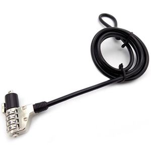 Khóa cáp mỏng cho máy tính xách tay Dell với khe khóa nêm 4 mặt số chống trộm kết hợp khóa máy tính xách tay - Product Image 6