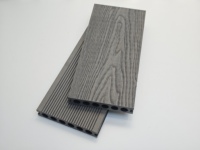 Planches de terrasse en WPC à grain de bois embossé, composite bois-plastique, 140x25mm
