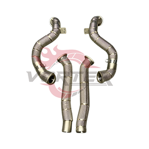 Tuberías de Escape VORTEX para Alfa Romeo Giulia/Stelvio 2.0T 2017-2021, Sistema de Escape para Automóvil, Tubo de Flujo Libre de Acero Inoxidable - Product Image 2