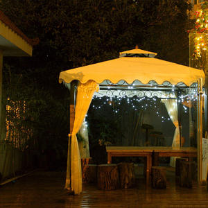 Lampes solaires de jardin 100 LED, guirlandes lumineuses sept couleurs pour cours, balcons, mariages, festivals, arbres de Noël, aménagement paysager - Product Image 2