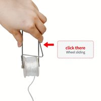 Crochets de treillis durables pour plantes grimpantes, kit de rouleaux pour treillis de tomates avec ficelle résistante aux UV et support de culture en plastique blanc/noir pour jardin