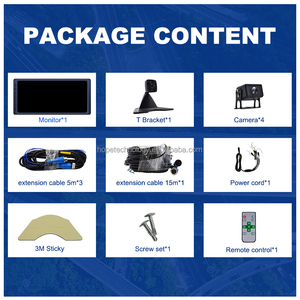 4K Dashcam 10.36 Inch 1080P Tầm Nhìn Ban Đêm Màn Hình 4-Kênh Lái Xe Ghi Âm Phía Trước Phía Sau Sao Lưu Máy Ảnh Chia Màn Hình Cho Xe Ô Tô - Product Image 4